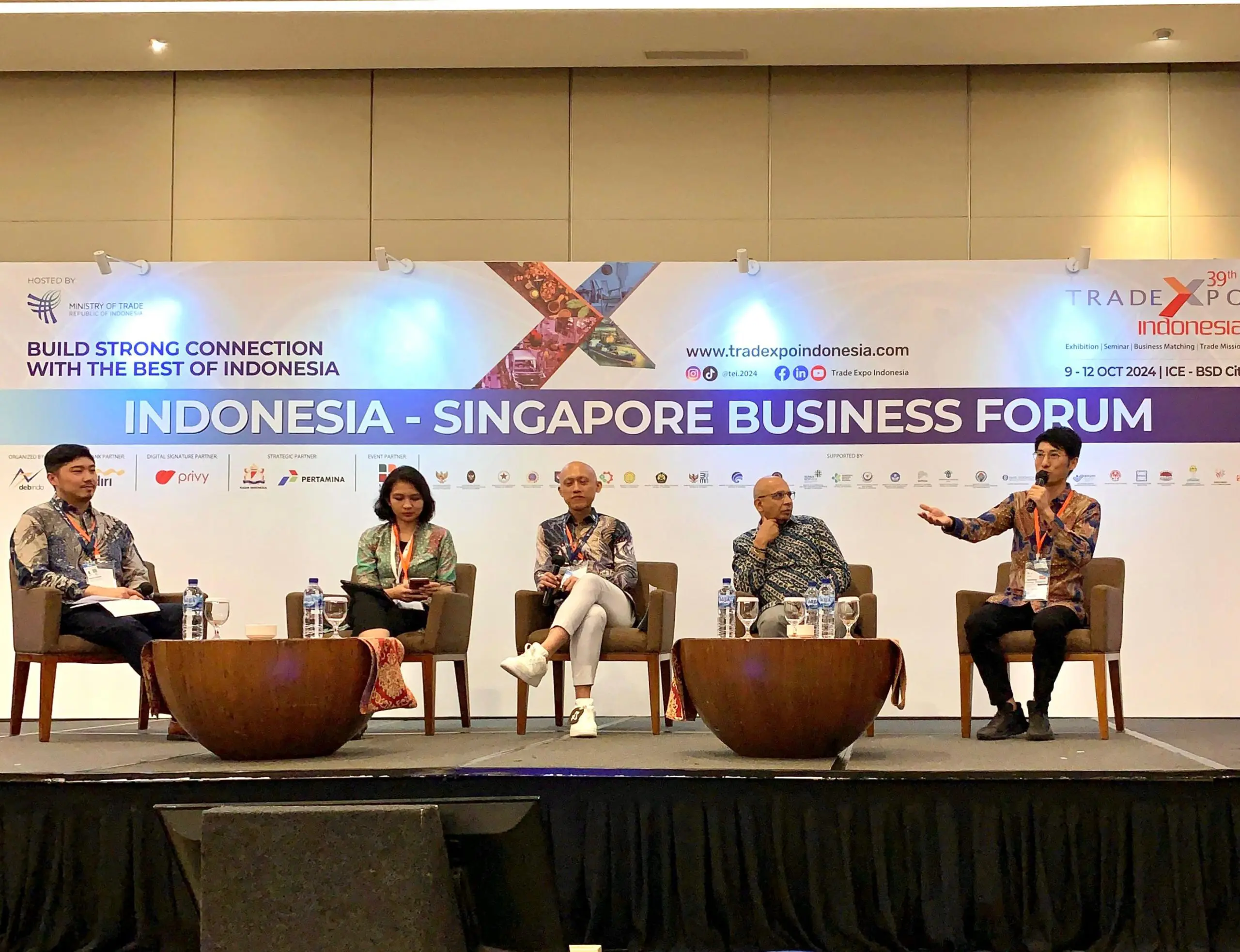 Creativeans at TEI 2024 2 › Creativeans Collaboration to Boost Indonesian SMEs and Singaporean Businesses at TEI 2024