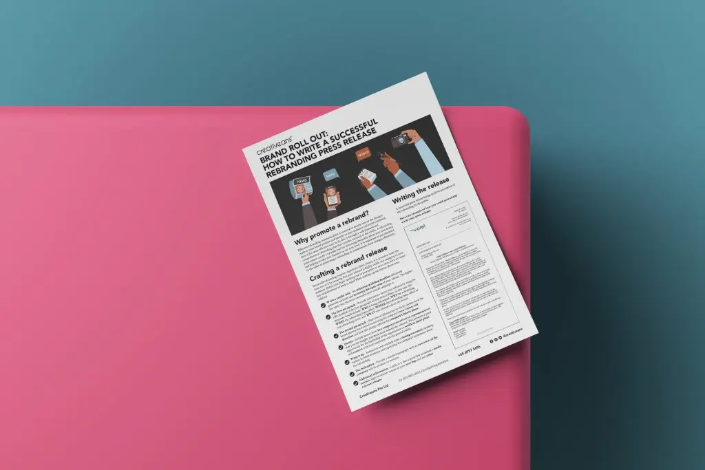 Rebranding Press Release Guide