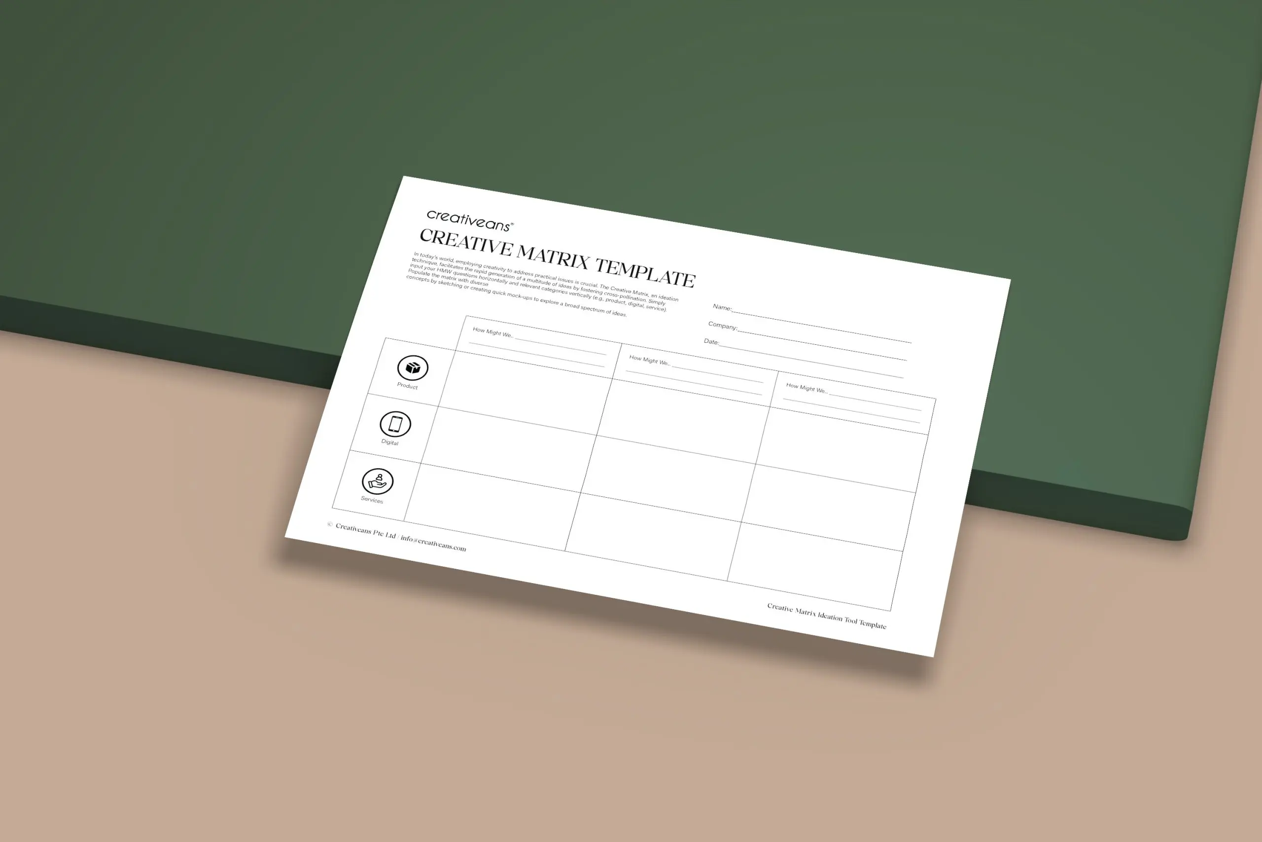 Ideation Tools and Techniques Creativeans Matrix