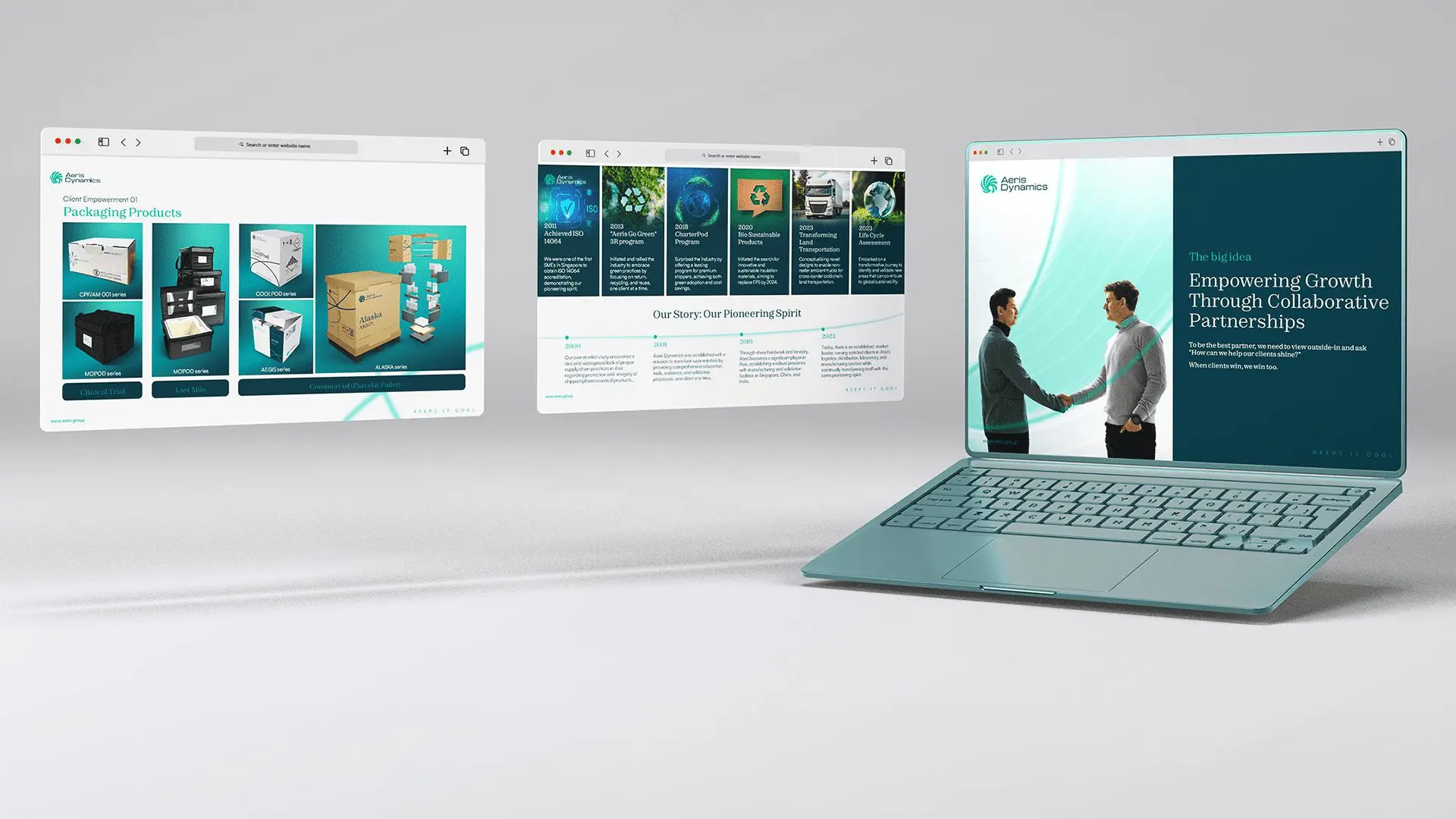 Aeris Website Design Singapore Creativeans › Creativeans Aeris Website Design Singapore Branding Creativeans